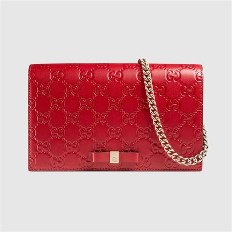 red gucci signature mini bag|gucci ladies bag.